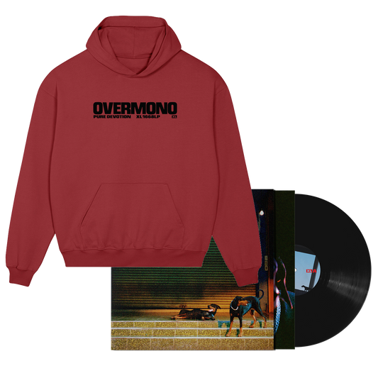 Vinyl + Hoodie (Red) Bundle