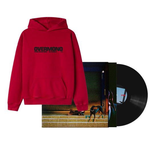 Vinyl + Hoodie (Red) Bundle