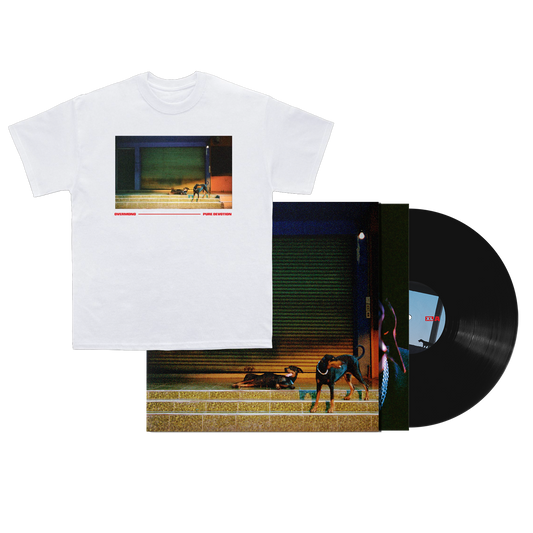 Vinyl + Tee (White) Bundle